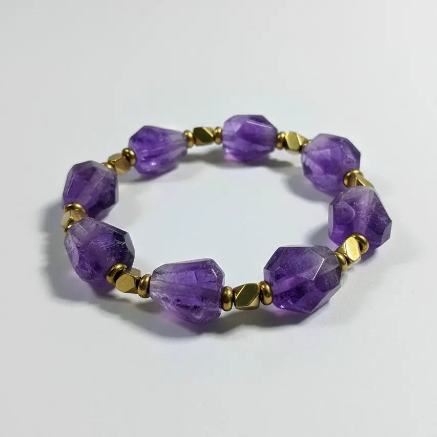Violet Poise - Faceted Amethyst Jewelry